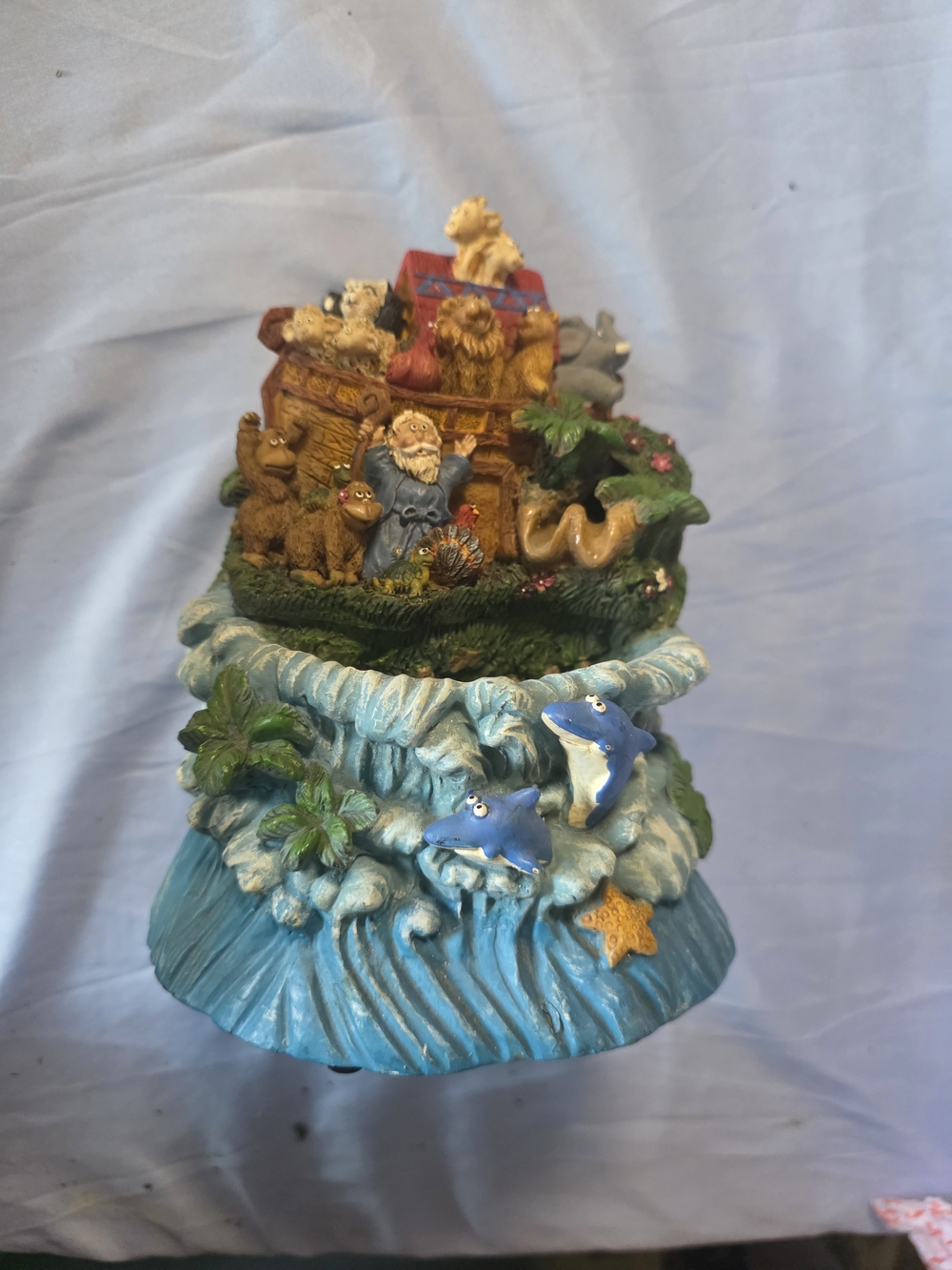 Noah's Ark Decorative Sculpture - Blue Multicolor